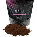 Tezula Plants Premium New Zealand Tree Fern Fiber (Debris Free) Growing Medium and Reptile Substrate- Natural, Organic, Long Lasting | for Orchids and