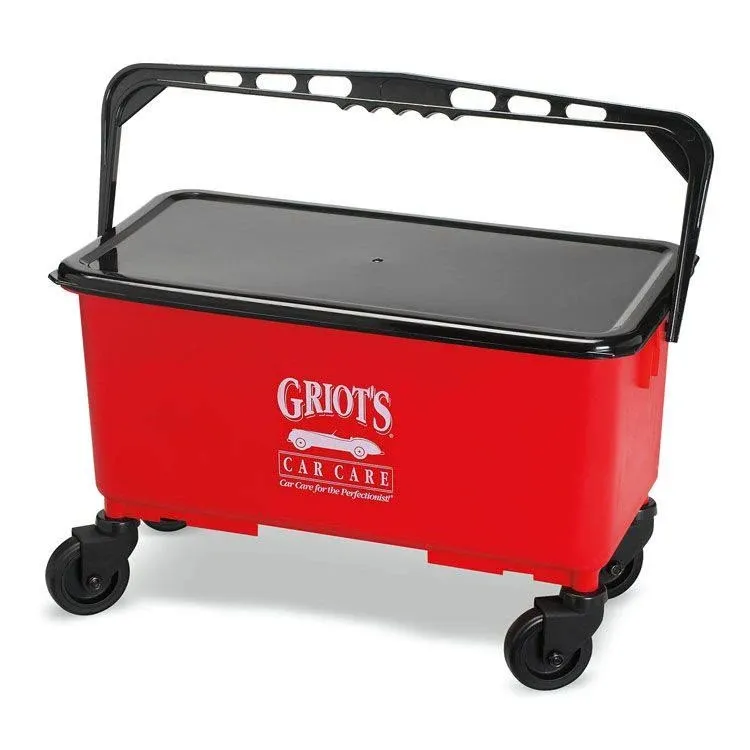 Griots Garage Ultimate Wash Bucket w-Casters & Lid