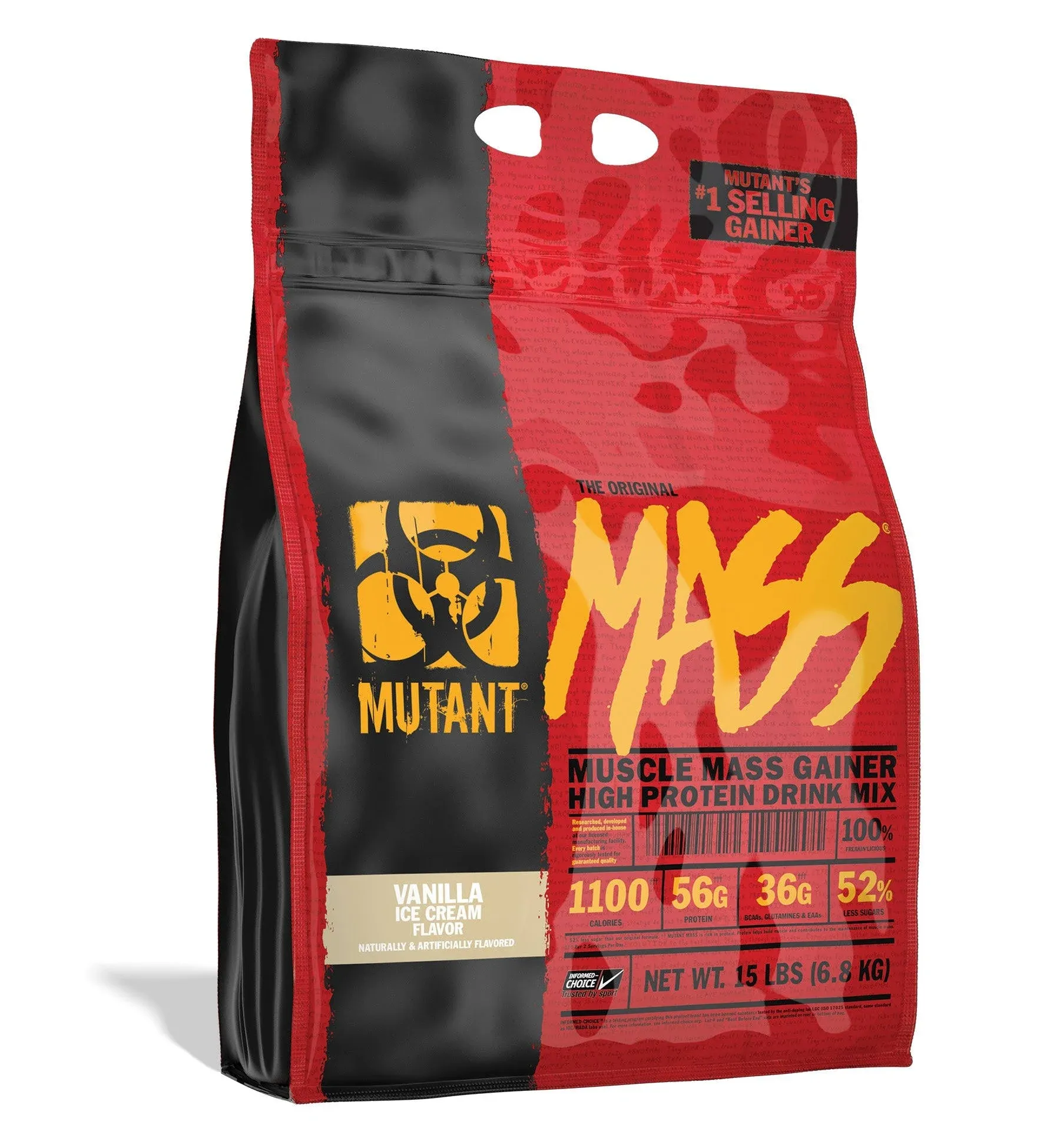 Mutant Mass 15 lbs / Vanilla Ice Cream