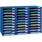 Pacon Classroom Keepers 30-Slot Mailbox, Blue