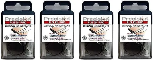 Precision Lock PLS-24 PRO Concealed Magnetic Catch (Fоur Paсk)