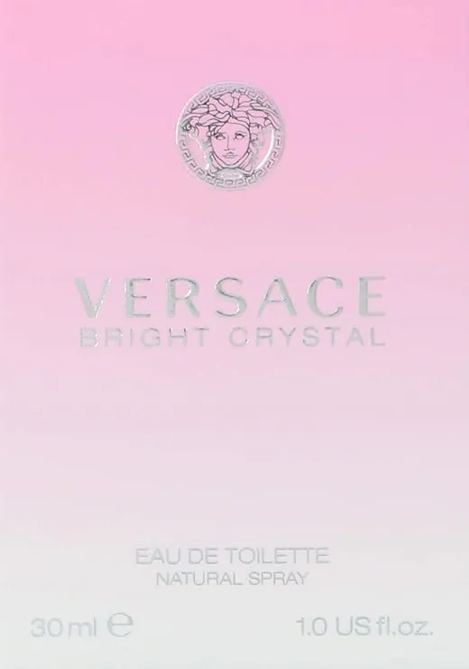 Versace Bright Crystal By Gianni Versace For Women, Eau De Toilette Spray, 1-Ounce Bottle