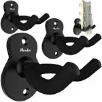 Moodve Metal Guitar Wall Mount Hanger 4-Pack - Black