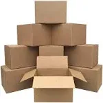 Basics Moving Boxes - Medium, 18 inch x 14 inch x 12 inch, 10-Pack