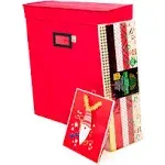 Gift Bag & Tissue Paper Storage Box Red