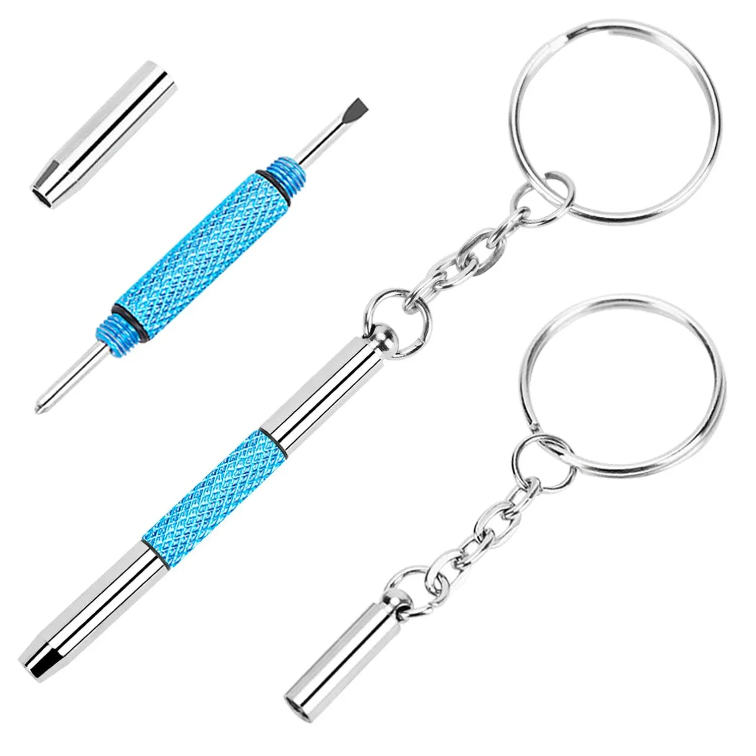 - Eyeglass Screwdriver Repair Kit Precision 3 in 1 Mini Screwdrivers Set Keychai