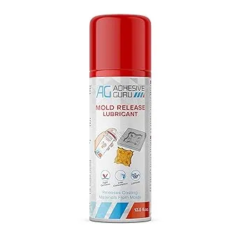 Adhesive Guru Silicone Mold Release Aerosol Spray (13.5 fl oz) Lubricant Agent for Epoxy Resin Molds (1 Pack)