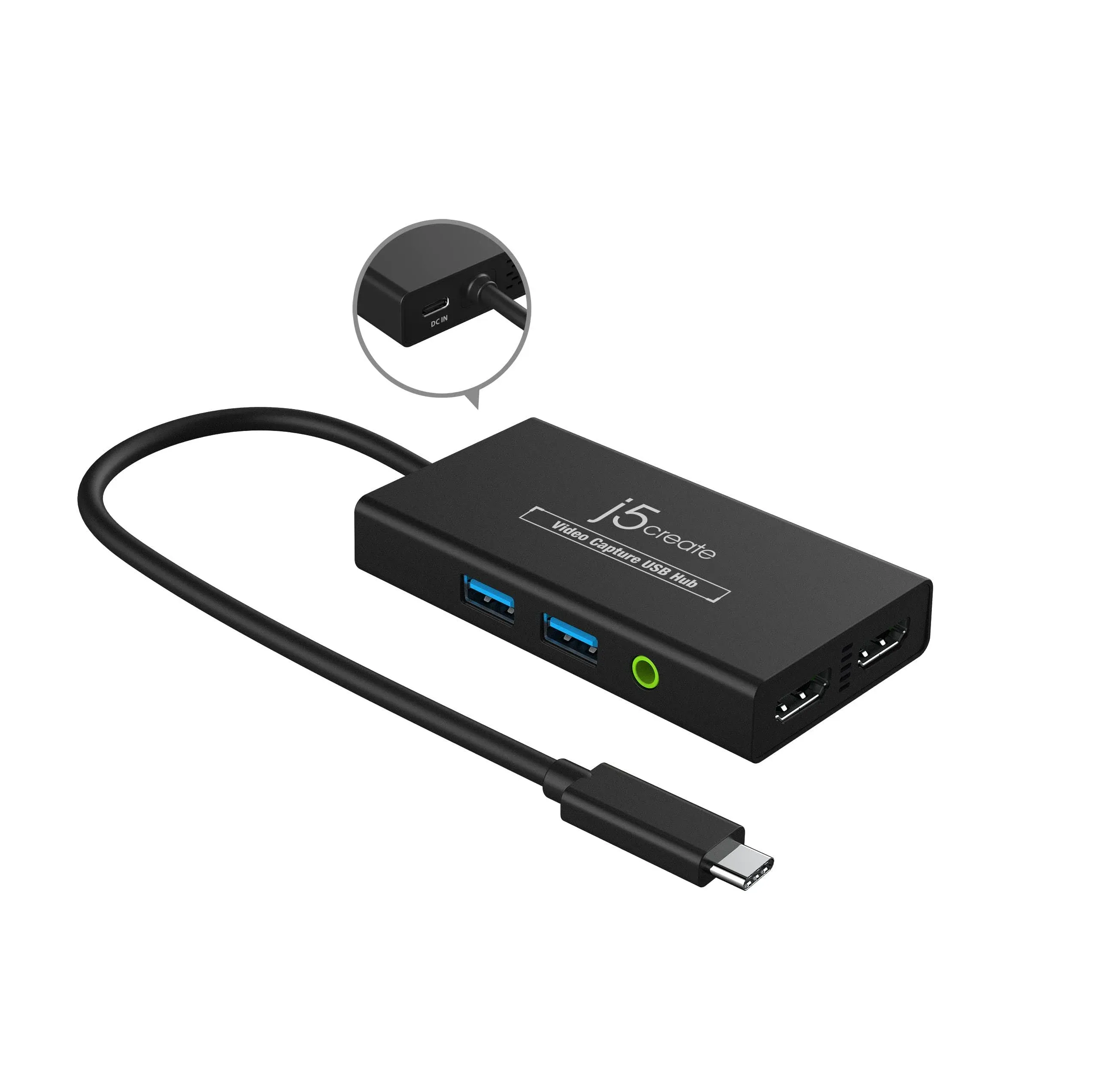 j5create Video Capture USB Hub JVA01