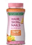 Nature's Bounty Optimal Solutions Hair, Skin & Nails, 100 mg, Gummies, Tropical Citrus Flavored - 80 gummies