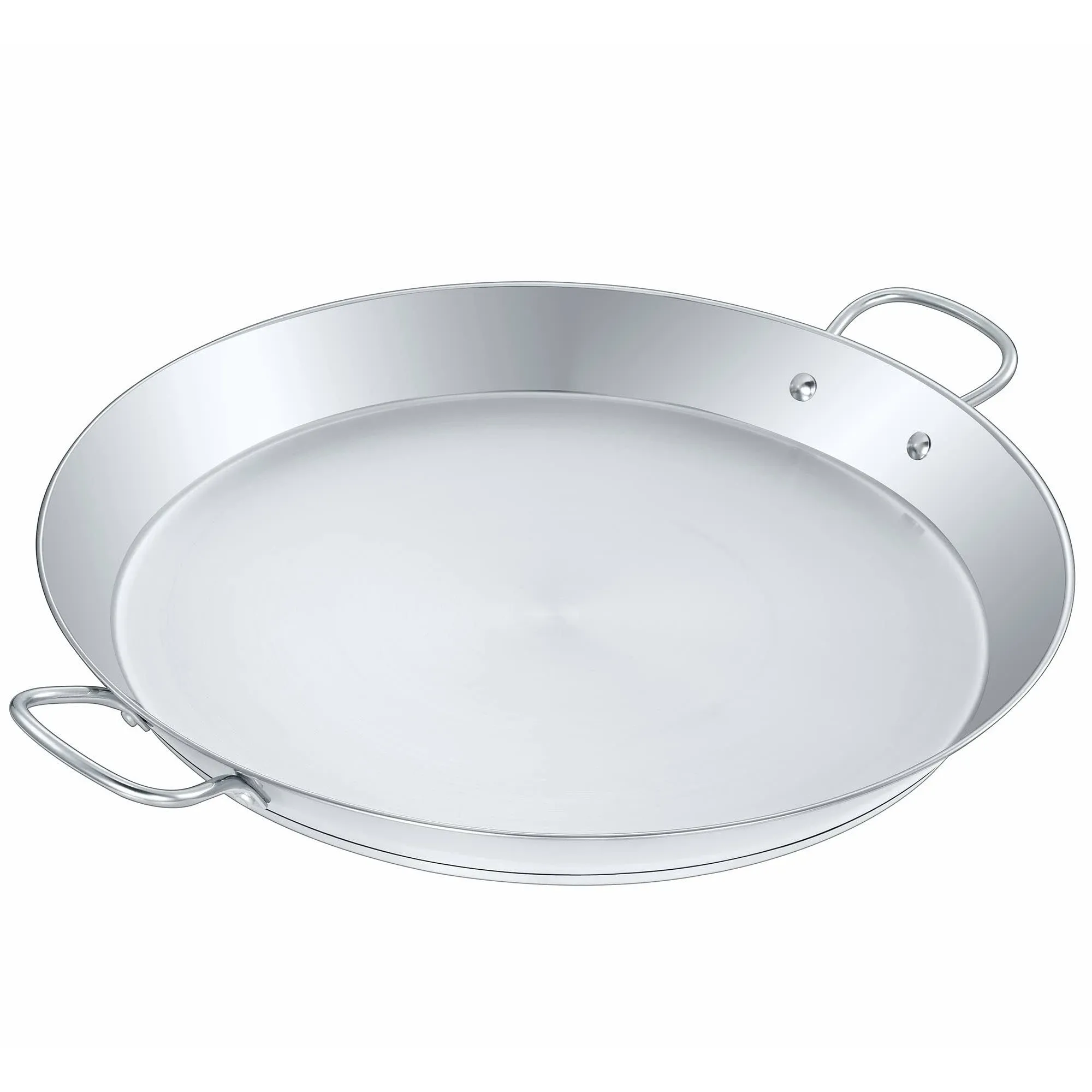 CONCORD Premium Stainless Steel Paella Pan with Heavy Duty Triply Bottom 