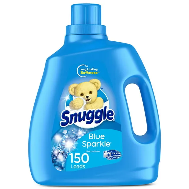 Snuggle Liquid Fabric Softener, Blue Sparkle (188 Fluid Ounce, 235 Loads)