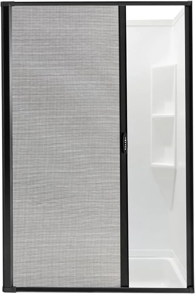 Camper Comfort RV Retractable Rolling Shower Doors | 4 Sizes - 2 Color Options ...