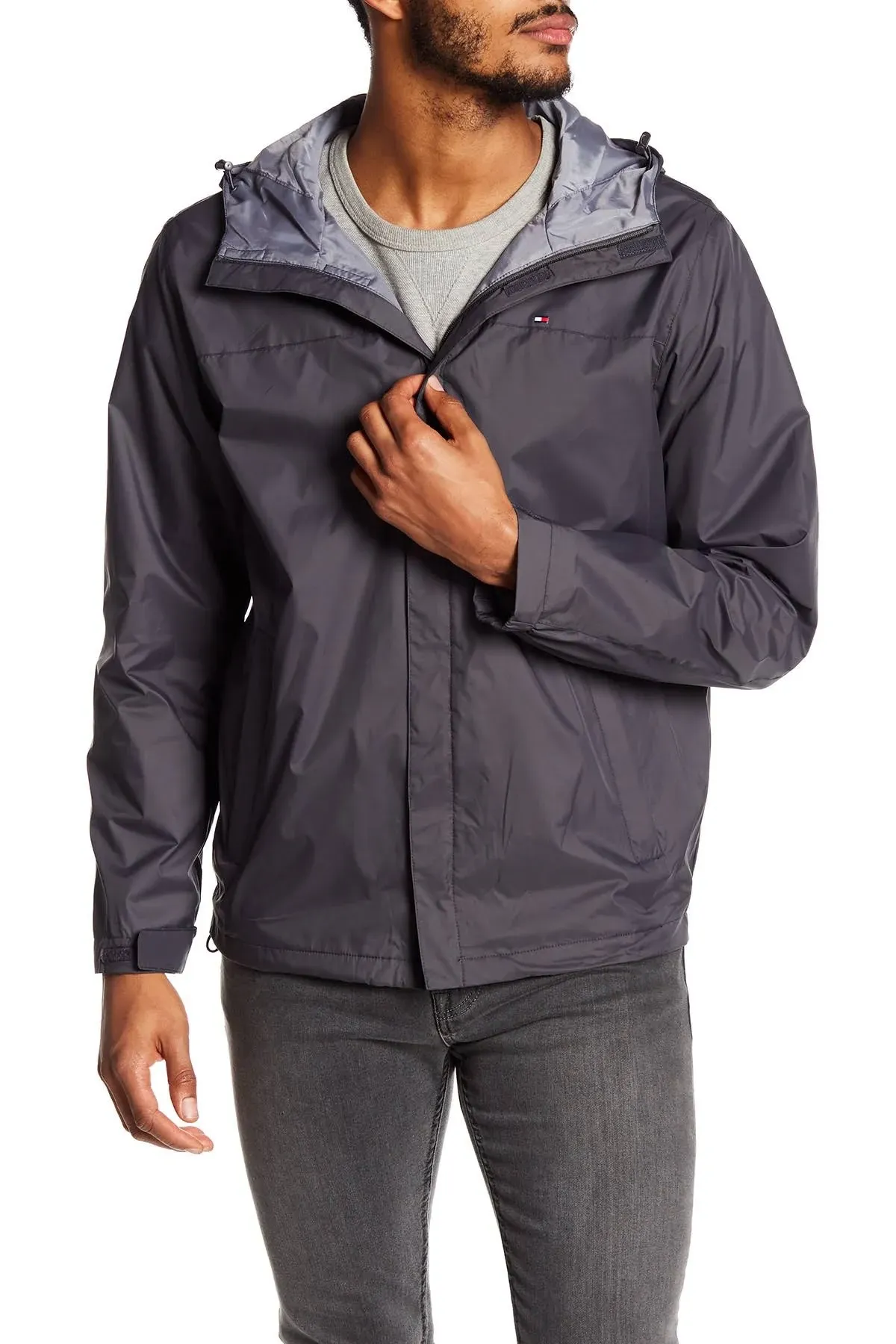 Men's Tommy Hilfiger Hooded Rain Jacket