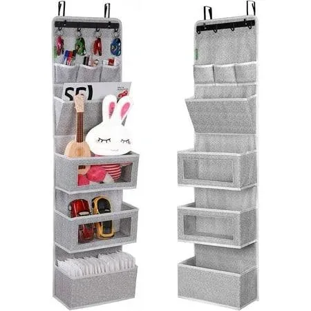 All-In-One Over The Door Organizer, Super Behind The Door Storage Organizer with ...