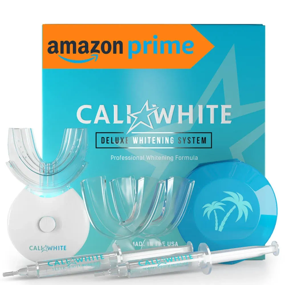 Cali White Vegan Teeth Whitening Kit with LED Light