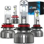 9005 H11 LED Headlight Bulbs E30 Series 140W 28000LM 6500K IP67 | 4 BULBS