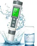 Digital Ph/Tds Meter with ATC Ph Tester, 3 in 1 Ph TDS Temp 0.01 Resolution High