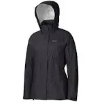 MARMOT Women’s PreCip Rain Jacket | Lightweight, Waterproof, Black, Large