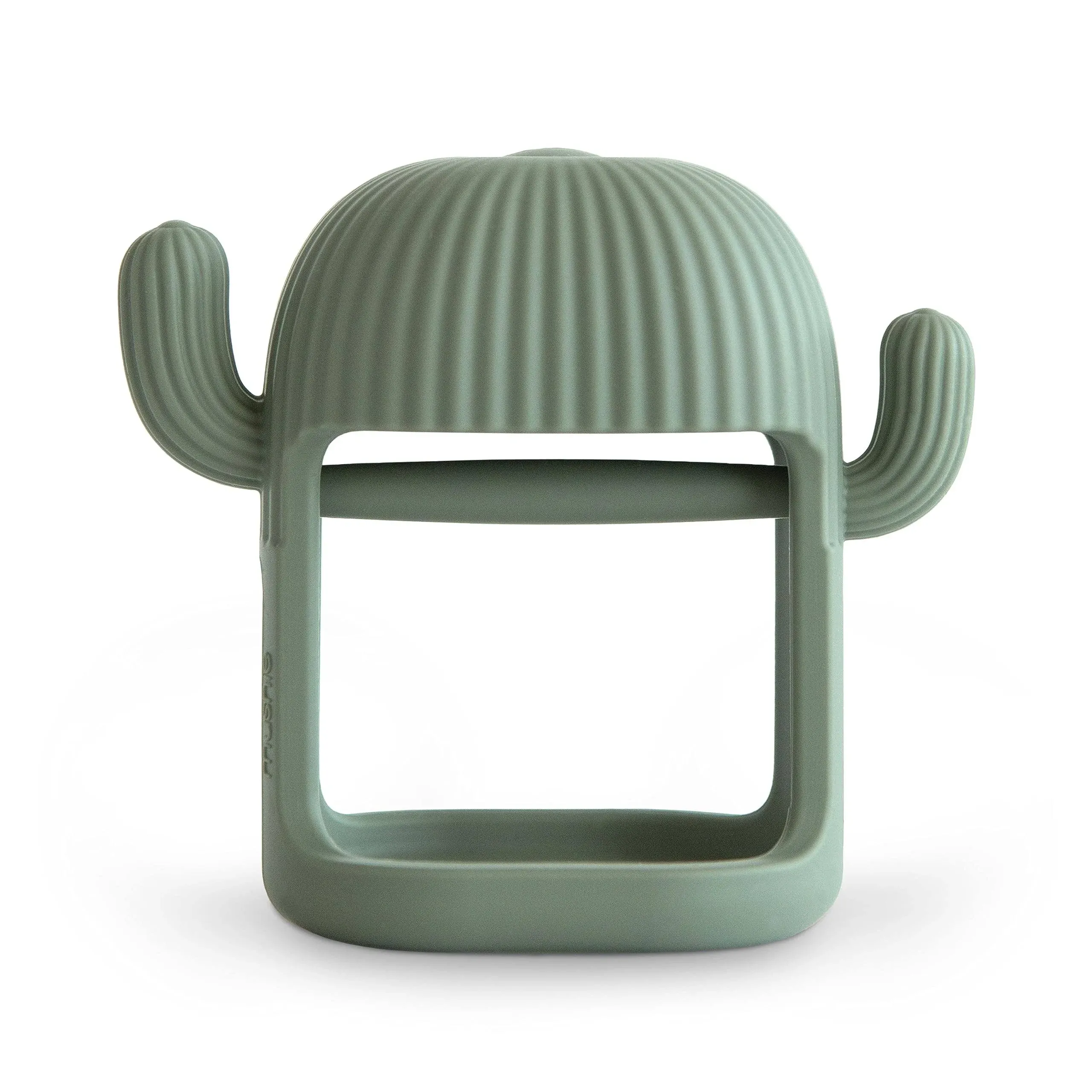 Mushie No-Drop Cactus Teether | Dried Thyme