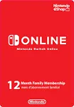 Nintendo Switch Online Family Membership 12 Month (Digital)