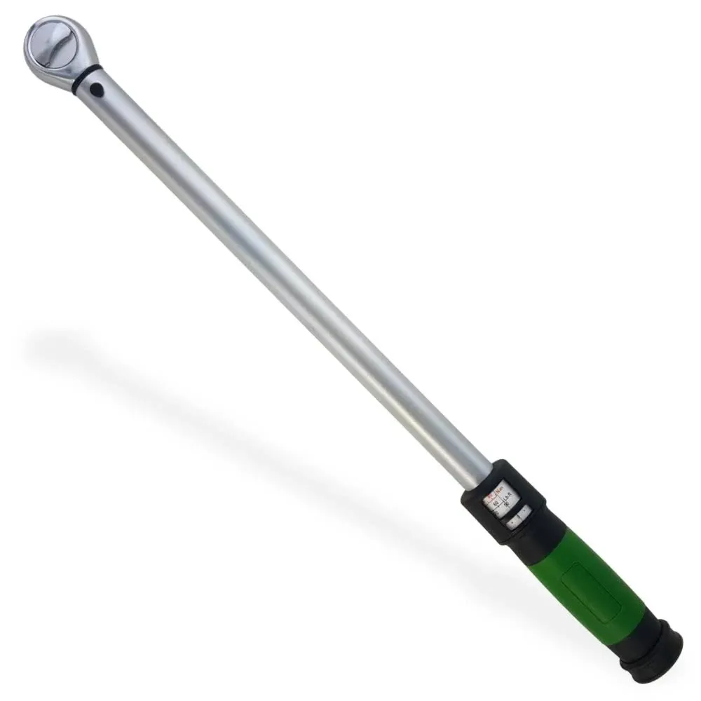 Click-Style Torque Wrench 1/2-Inch Drive 50-250 ft.-lb./70-340 N.m Easy To Re...