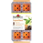 Burpee SuperSeed Seed Starting Tray | 16 XL Cell | Reusable & Dishwasher Safe | for Starting Vegetable Seeds, Flower Seeds & Herb Seeds | Indoor Grow Kit for Deep-Rooted Seedlings