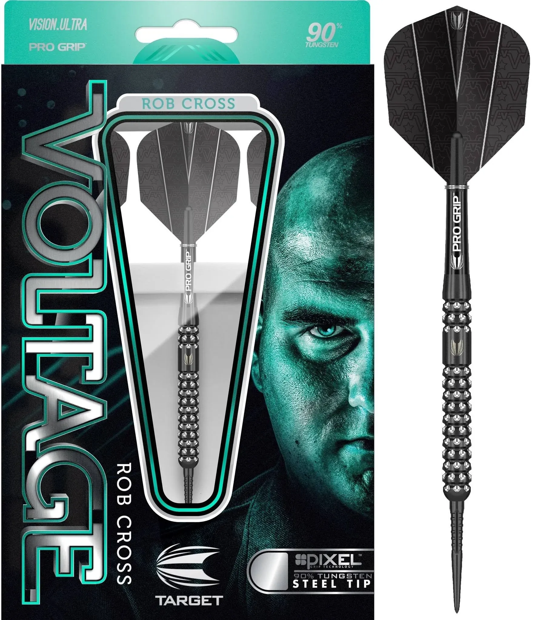 Rob Cross Pixel 90% Steel Tip Darts