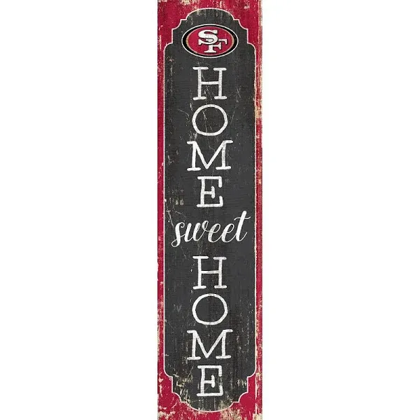 San Francisco 49ers 24" Home Sweet Home Leaner Sign