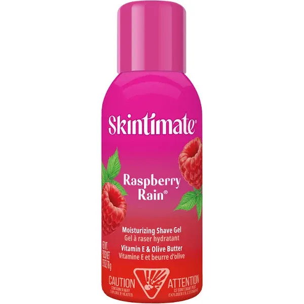 Skintimate Signature Scents Moisturizing Shave Gel, Raspberry Rain 2.75 oz