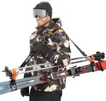 Ski Strap and Pole Carrier - Skiing Accessory for Easy Transport,Shou<wbr/>lder Sling