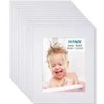 Egofine 11x14 White Picture Mats Pack of 14, Frame Mattes for 8x10 Pictures, ACI - Default Title