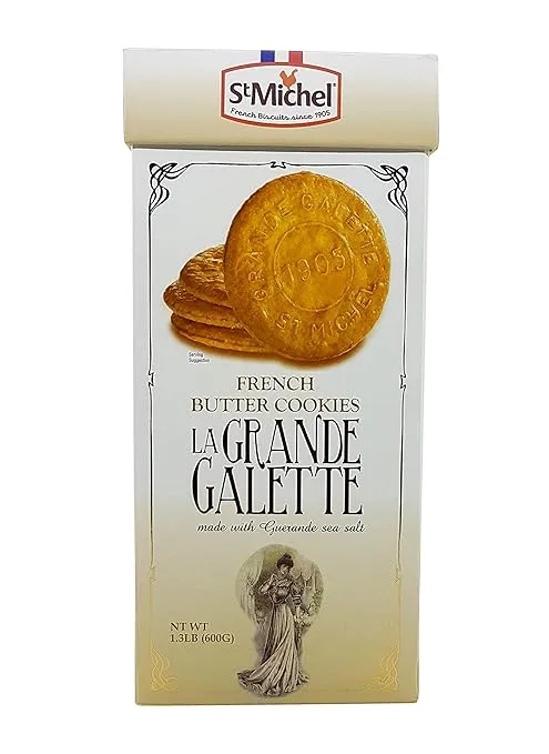 St Michel La Grande Galette French Butter Cookies Biscuits from France 1.3 lb