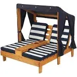 KidKraft Double Chaise Lounge with Cup Holders