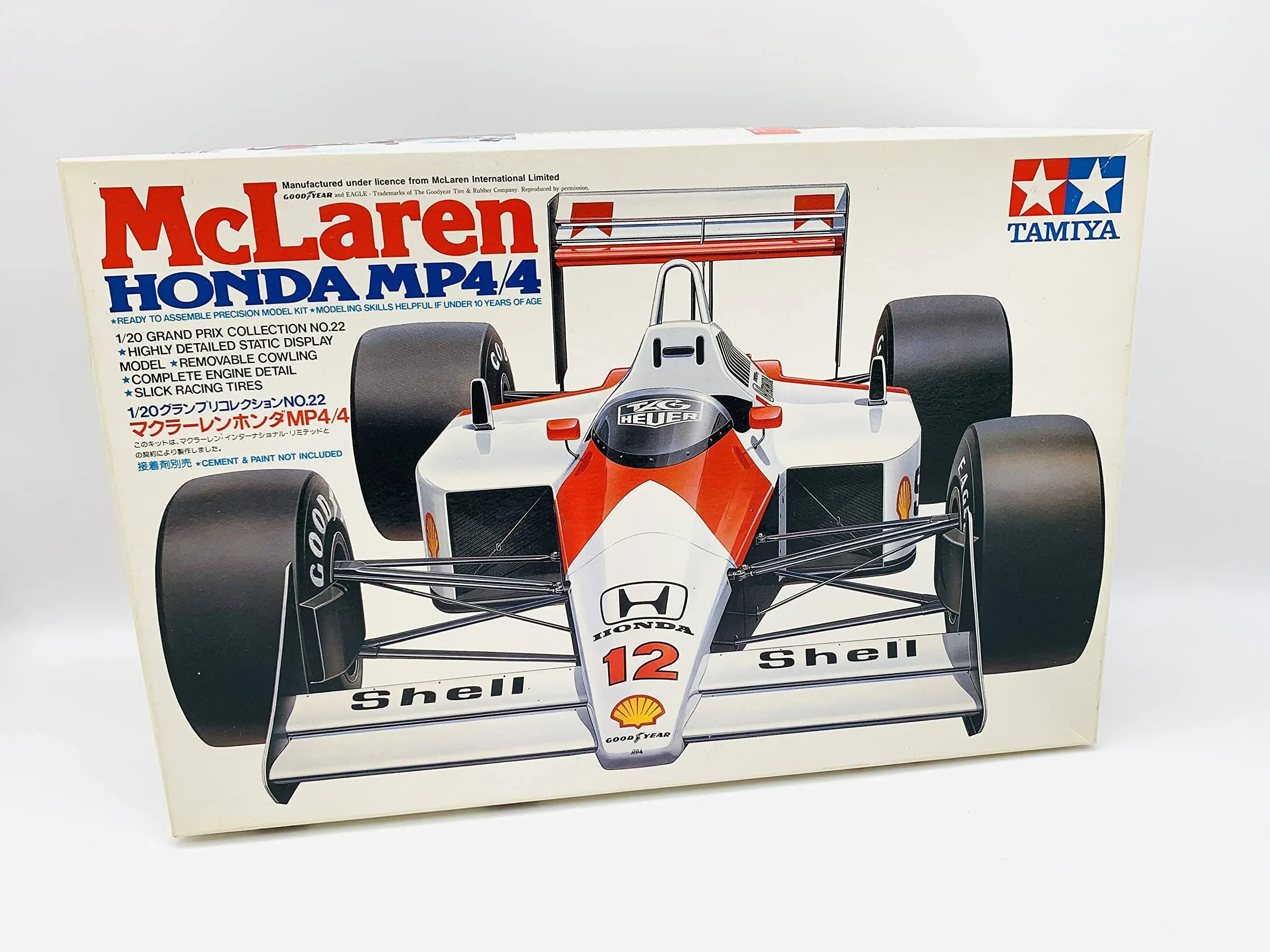 TAMIYA McLaren Honda MP4/4 1/20 Grand Prix Collection No. 22 Code 20022