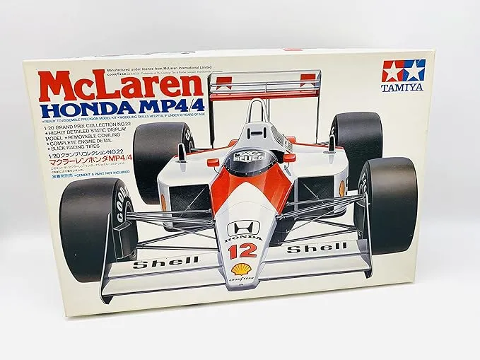 McLaren Honda MP4/4 ... 1/20 Grand Prix Collection No. 22 ... Model Kit by Tamiya