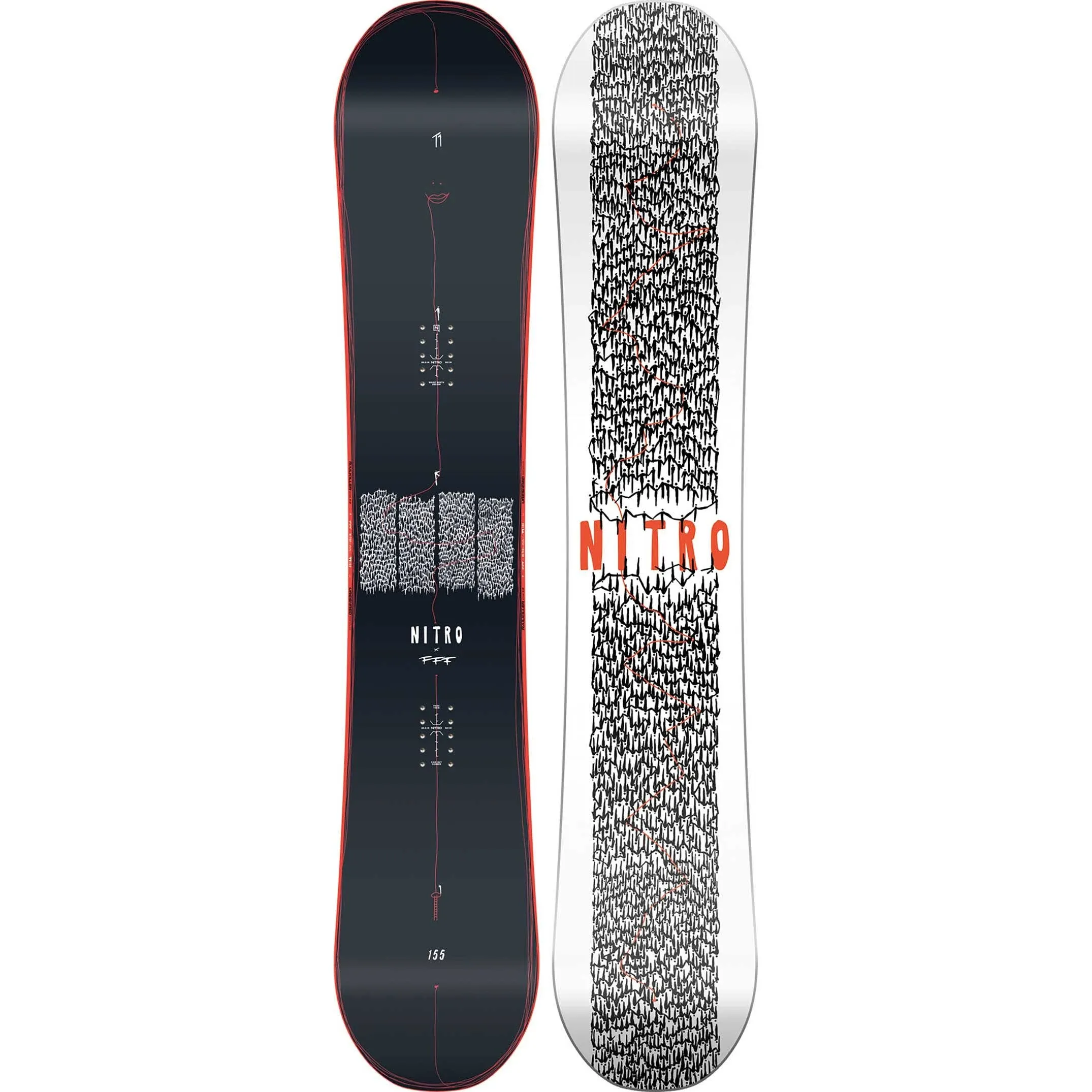 Nitro Men's T1 X FFF Snowboard 2024