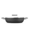 Shop Smeg 4 Qt Deep Pan With 11" Lid In Black