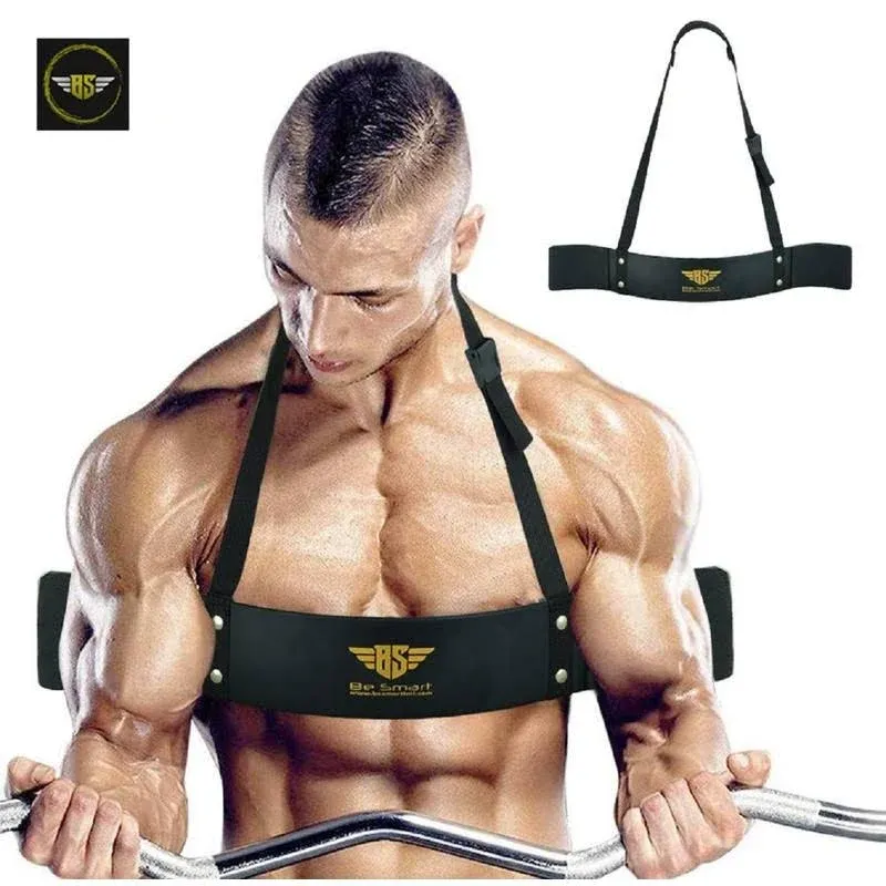 Arm Blaster for Biceps & Triceps Dumbbells & Barbells Curls Muscle Builder Bicep Isolator for Big Arms Bodybuilding & Weight Lifting Support for Strength & Muscle Gains by Be Smart