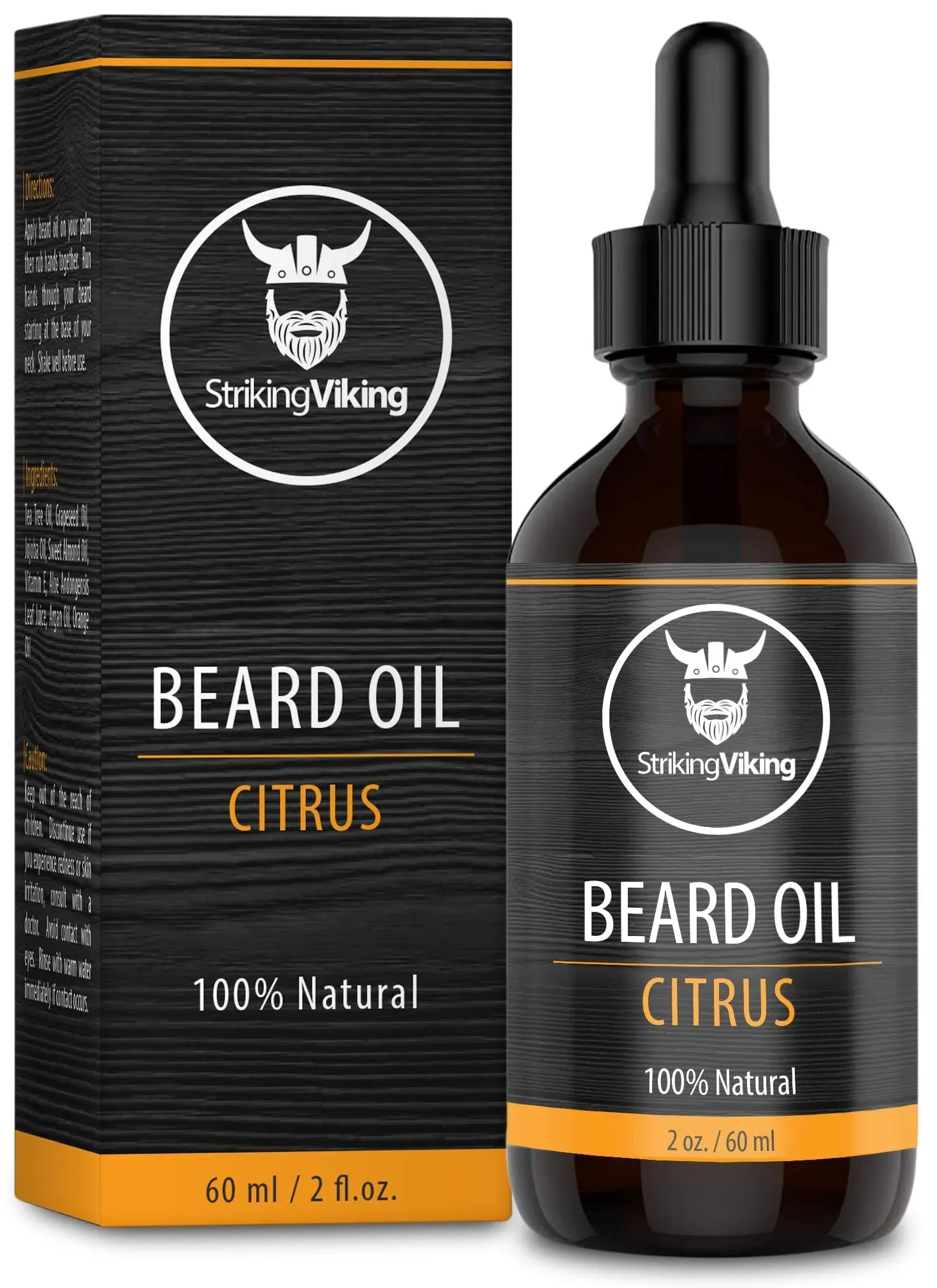 Striking Viking Men's Scented Beard Oil Conditioner