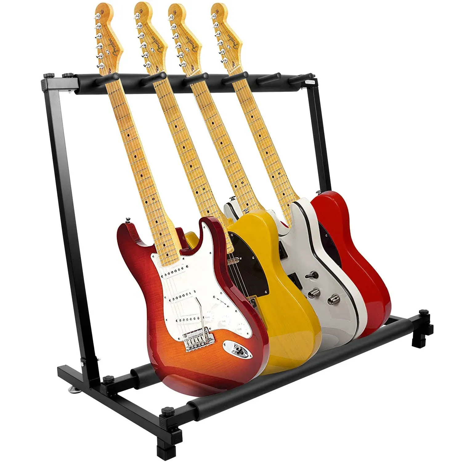  Guitar Stand,Multi-Gu<wbr/>itar Display Rack Folding Stand Band Stage Bass 5 Holder