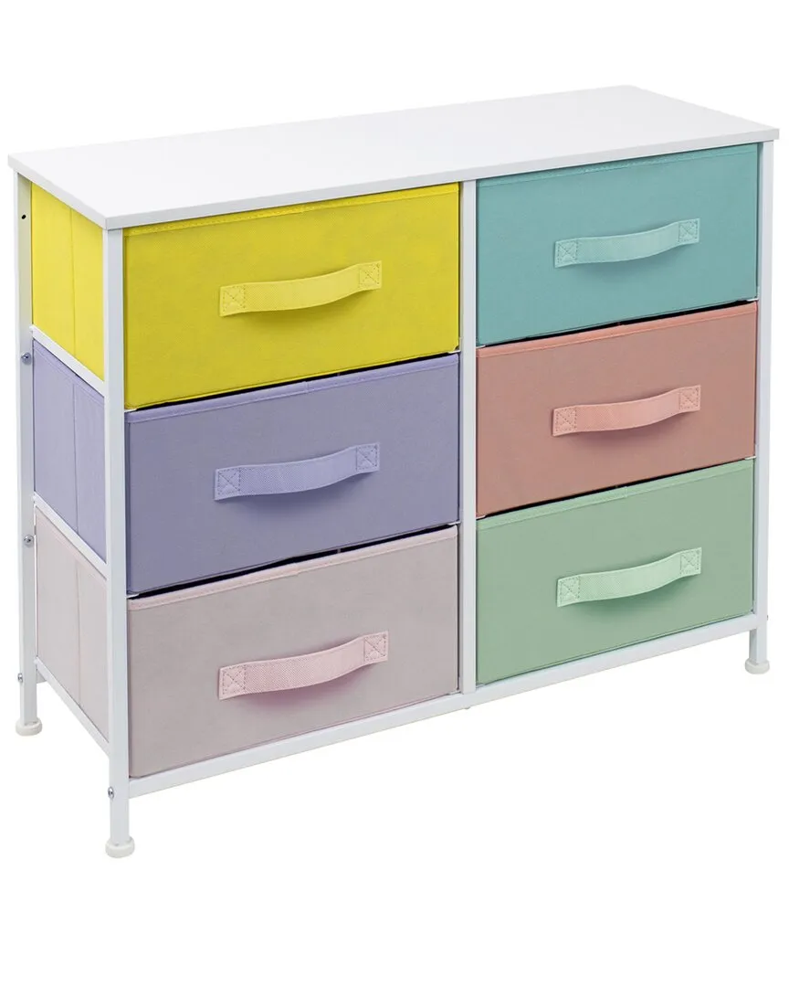 Sorbus 6 Drawer Storage Cube Dresser