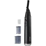 Panasonic Facial Hair Trimmer for Sensitive Skin, Unisex Detailer with Flexible 