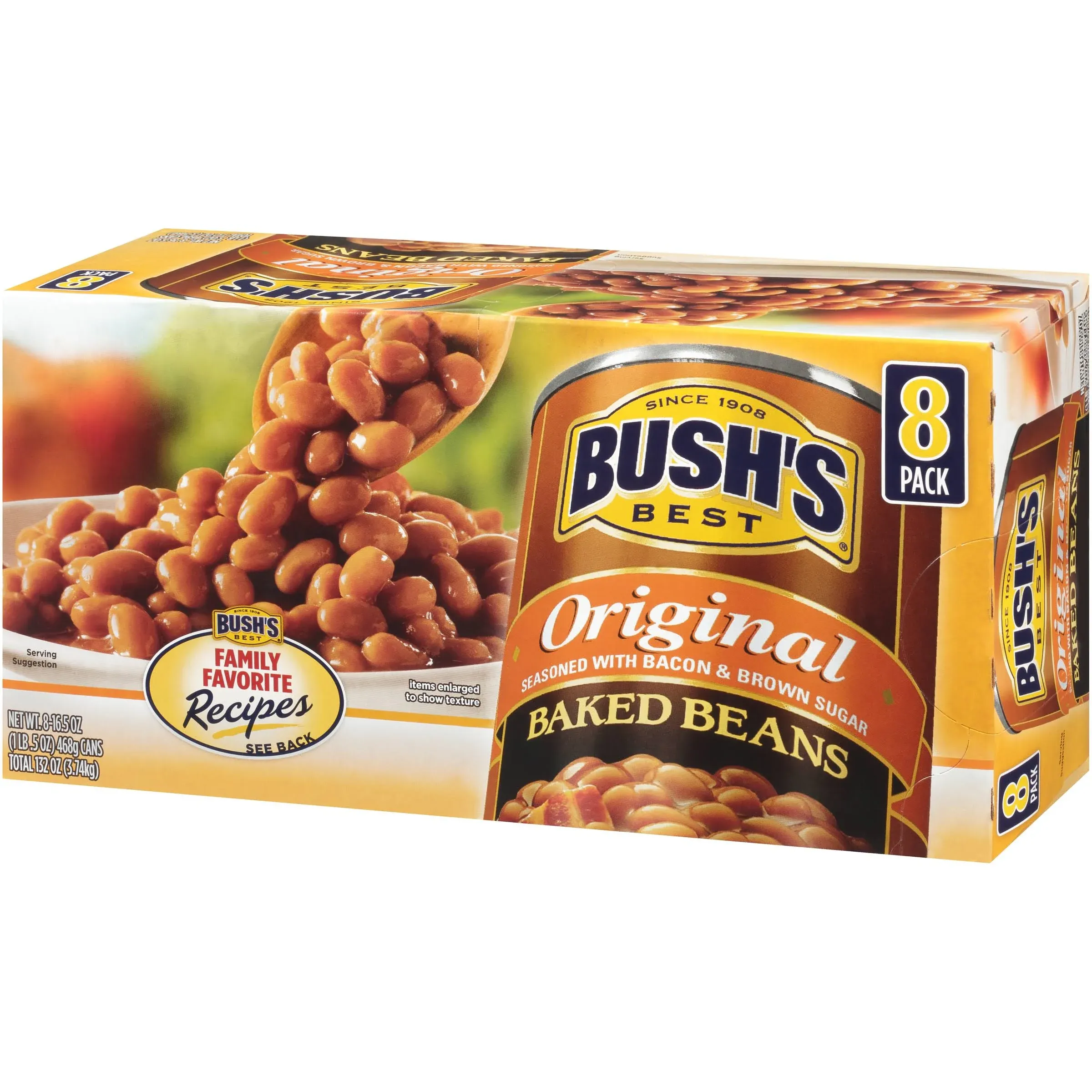 Bush's Best Baked Beans Original - 8 Cans