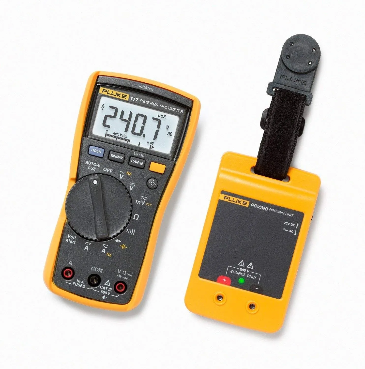 Fluke 117 Digital Multimeter: The choice for commercial applications. Designed by electricians. Engineered by Fluke. The compact Fluke 117 true RMS digital multimeter is optimized to help you keep commercial buildings, hospitals and schools running right. The advanced features of the Fluke 117 help