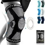 NEENCA Knee Brace,Knee Compression Sleeve Support with Patella Gel Pad & Side Spring Stabilizers,Medical Grade Knee Protector for Running,Meniscus