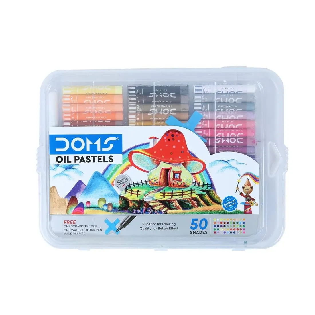 Doms Oil Pastels 50 Count