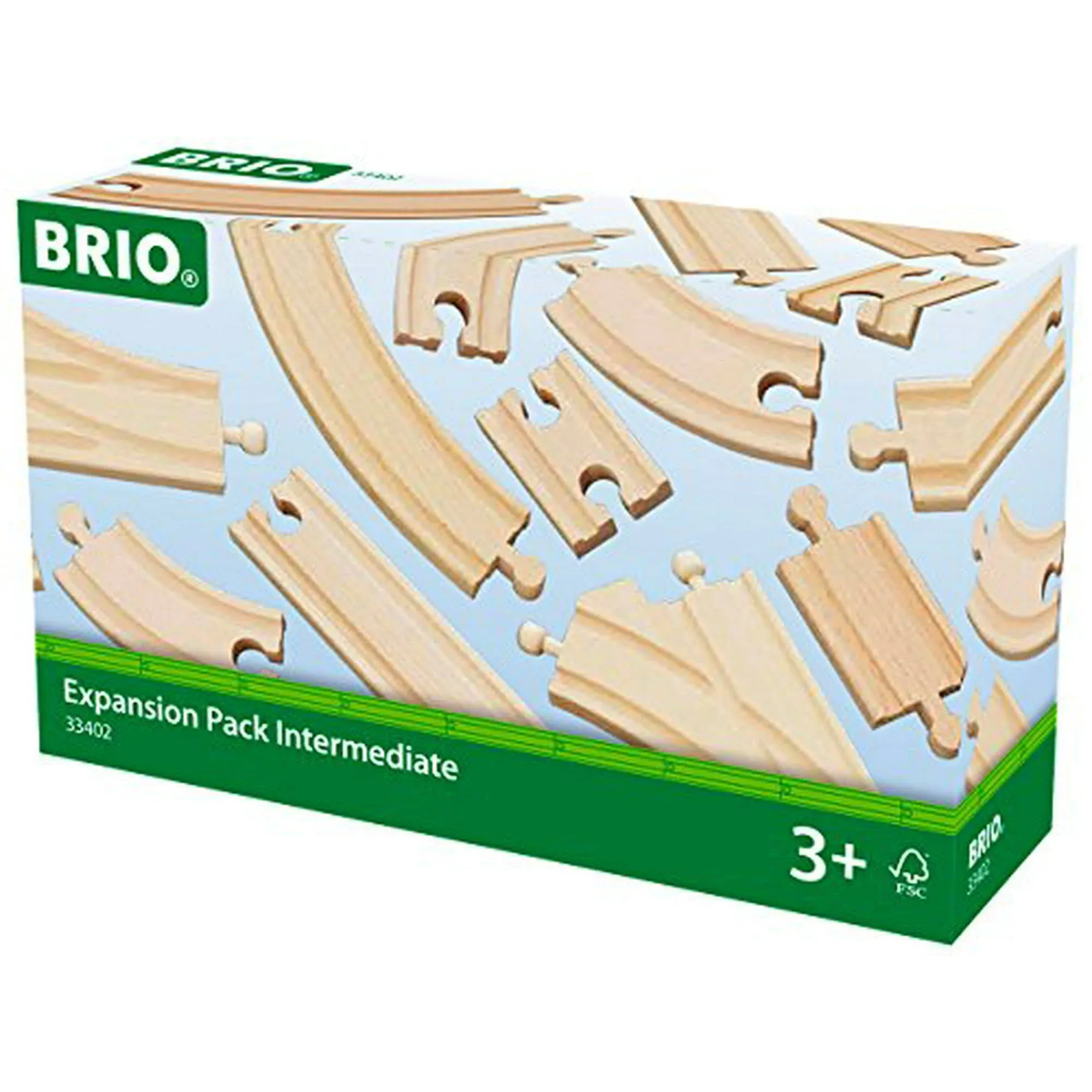 Wooden Train Track Lot Railway Set Thomas The Train Brio Accessories 16-Piece