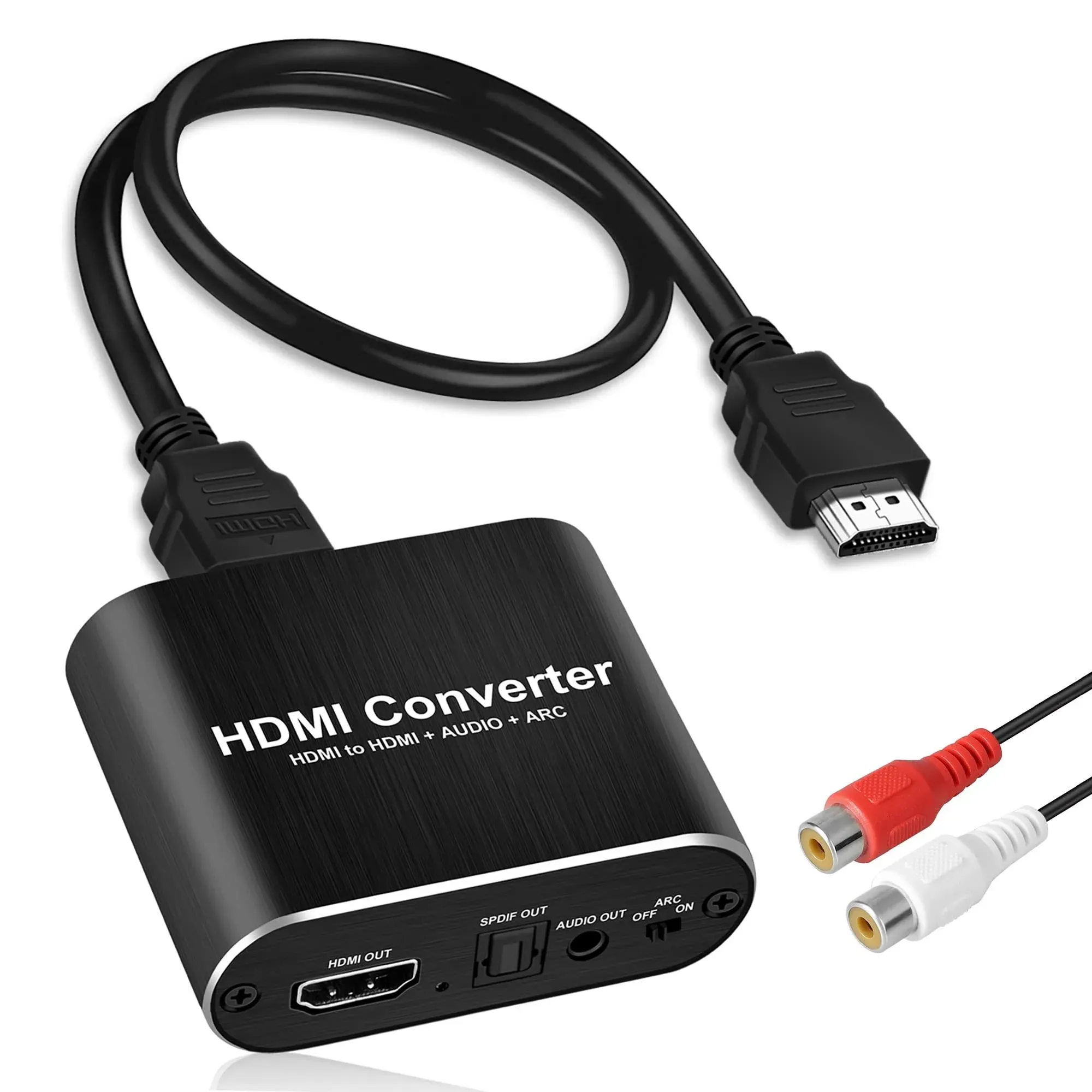 4K HDMI Audio Extractor, HDMI Audio Splitter, HDMI to HDMI + Optical Toslink ...