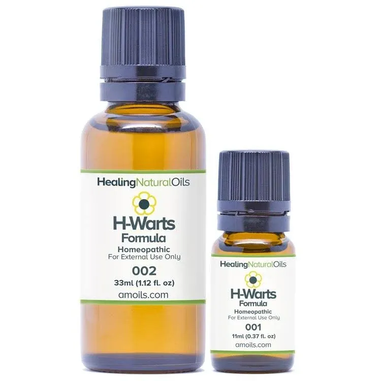 Healing Natural Oils H-Warts-Formula. The Original Fast Acting, All Natural Solution