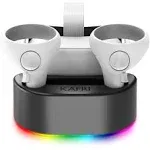 Charging Dock Station with LED Light for Oculus Quest 2, VR Headset Charging Sta